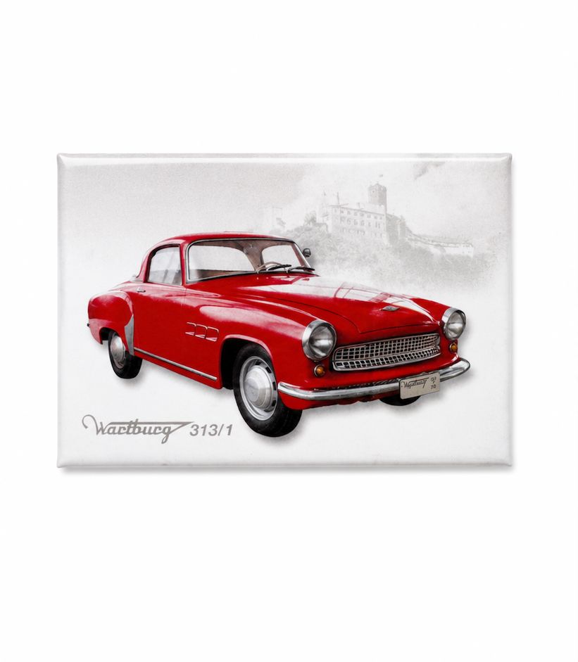 Magnet Magnet "Wartburg 313" rot