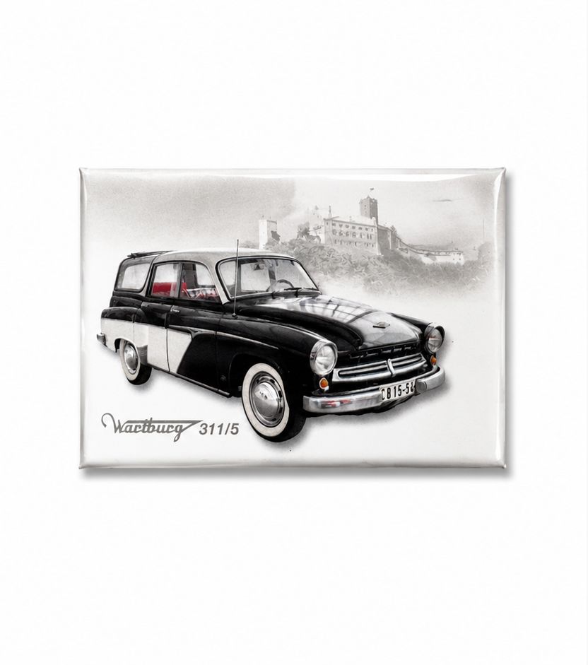 Magnet Magnet "Wartburg 311" schwarz