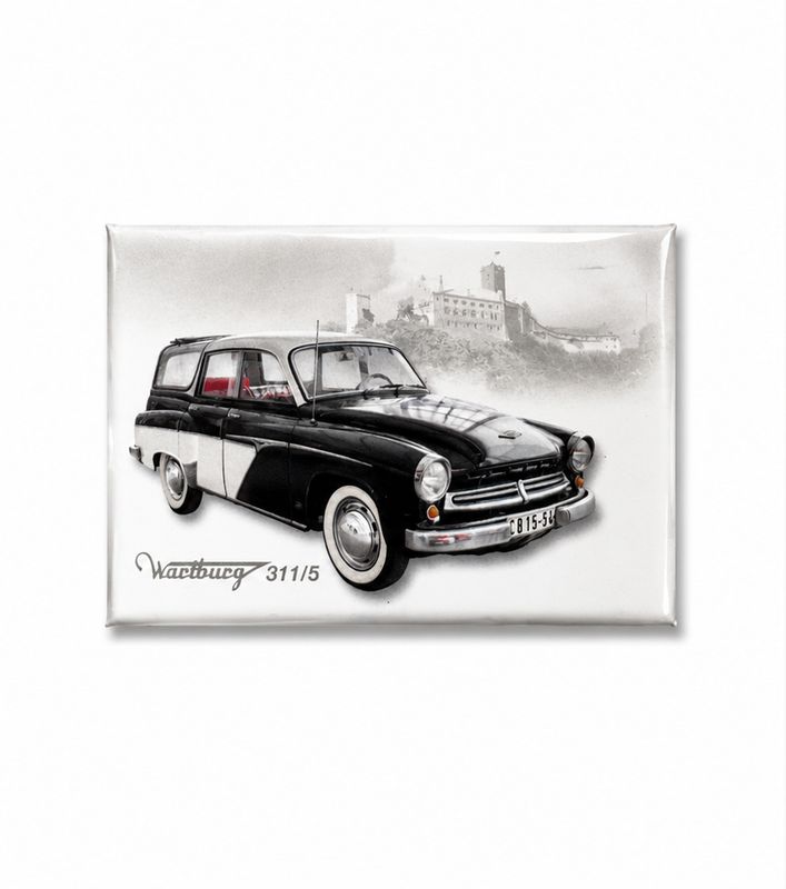 Magnet "Wartburg 311" schwarz