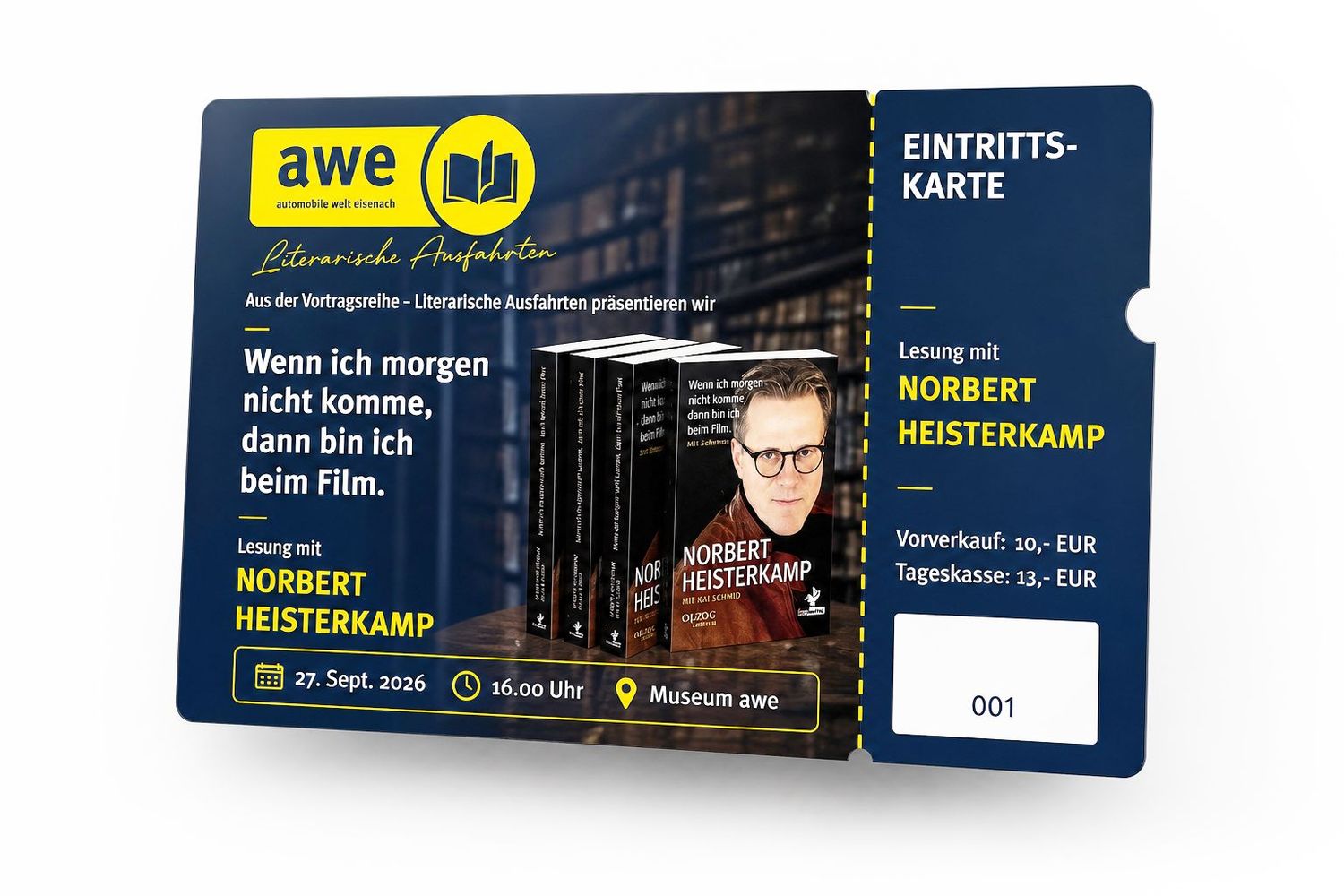 Ticket Buchlesung Norbert Heisterkamp