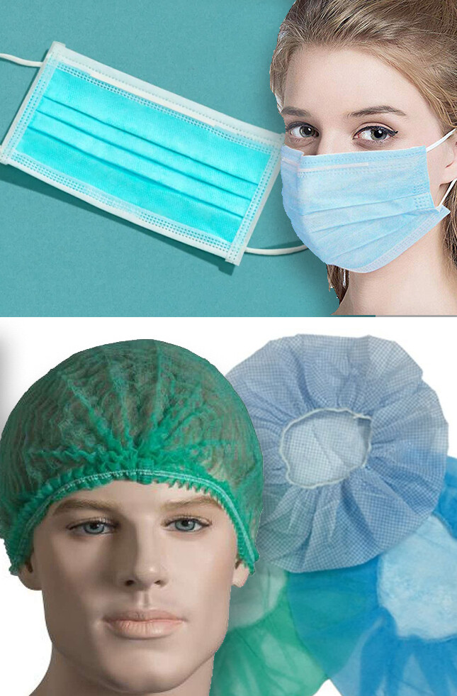 Disposable Masks and Caps