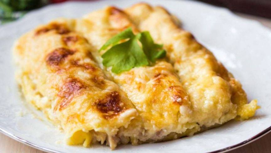Cannelloni di carne gratinati Cannelloni di carne gratinati