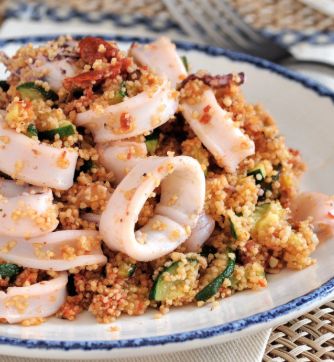 Cus Cus  con verdurine e seppie