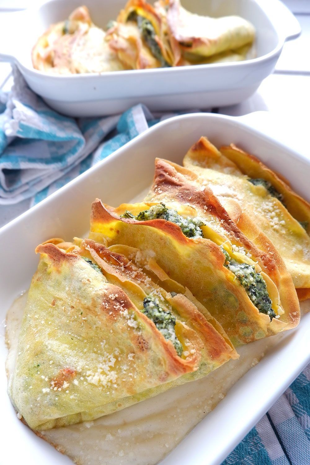 Crespelle aAGLI ASPARAGI E PROSCIUTTO COTTO Crespelle aAGLI ASPARAGI E PROSCIUTTO COTTO