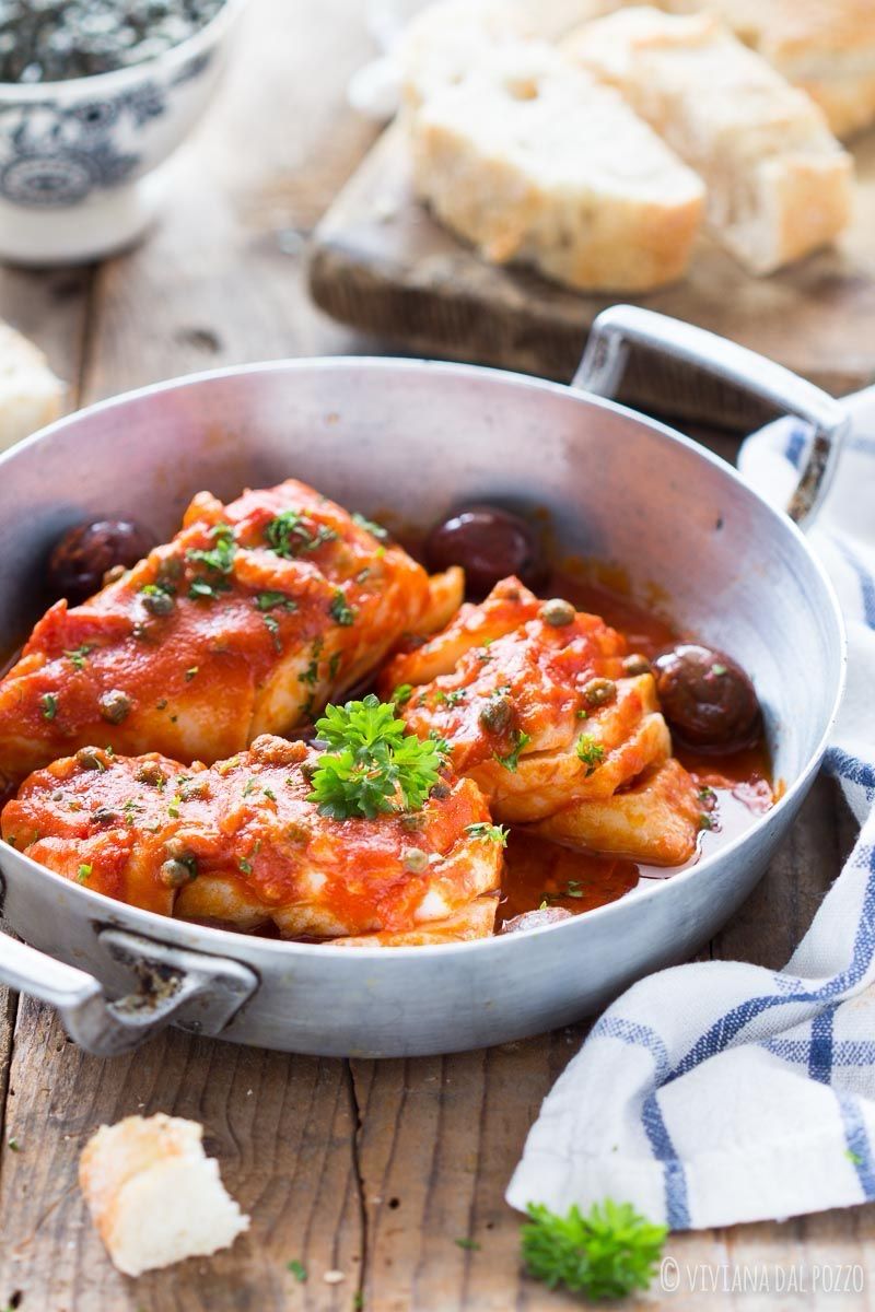 BACCALÀ in guazzetto con ceci in umido