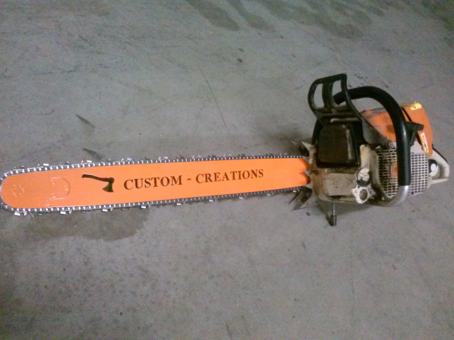 custom chainsaw bars