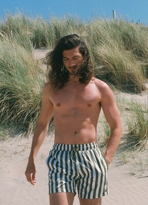 Beachlife Zwemshort Stripe Pesto