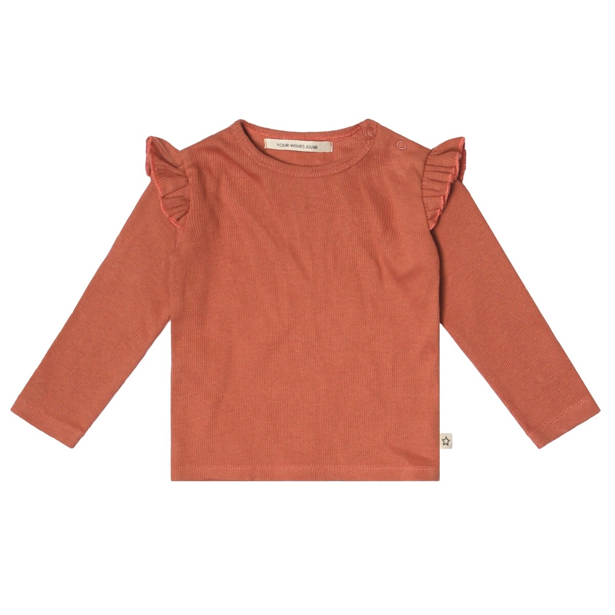 Your Wishes Longsleeve Rib Terra Ruffle