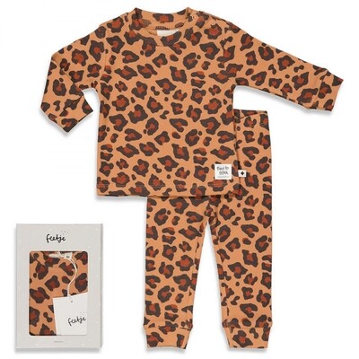 Feetje Pyjama Leopard Lee Hazelnoot 505.00050