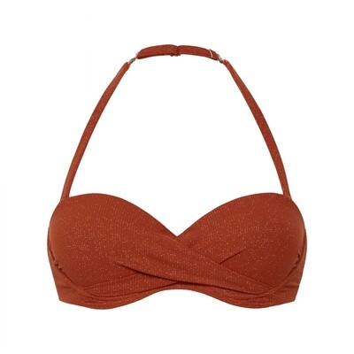 Beachlife Multiway Bikinitop Earthy Shimmer