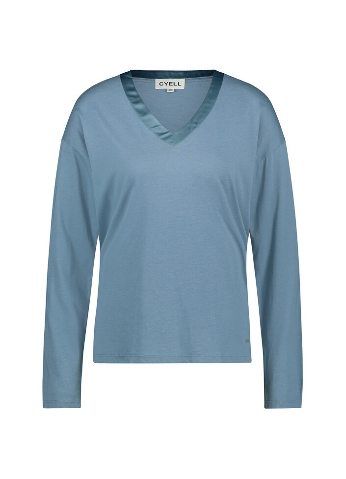 Cyell Pyjamatop Solids Coastal Cloud