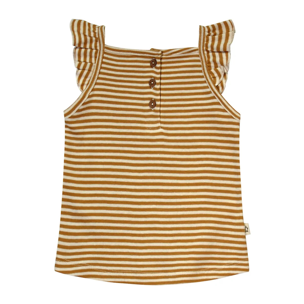Your Wishes Shirt Gold Stripes Ruffle