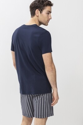 Mey Shirt Korte Mouw Serie Sanchez 69730 yacht blue