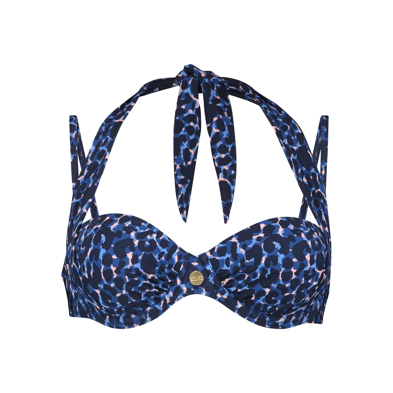 Tc Wow Multiway Bikinitop Navy Leopard