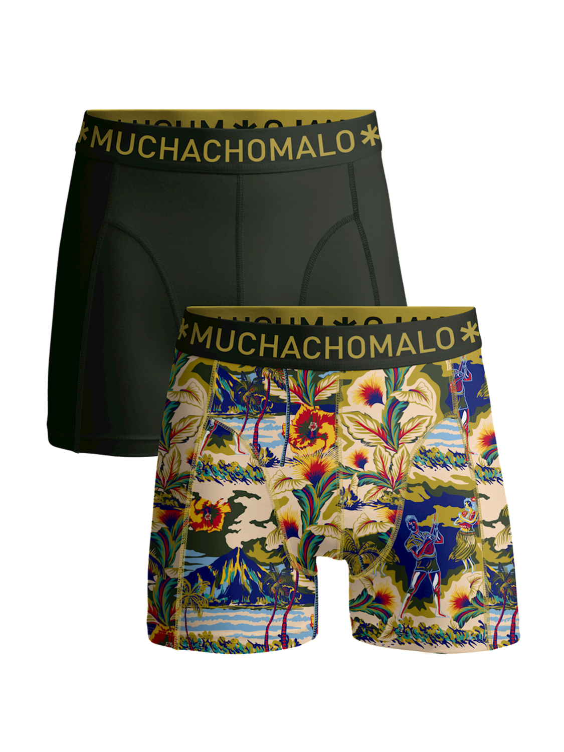 Muchachomalo 2-Pack Boxershort Baretta Blue Hawai