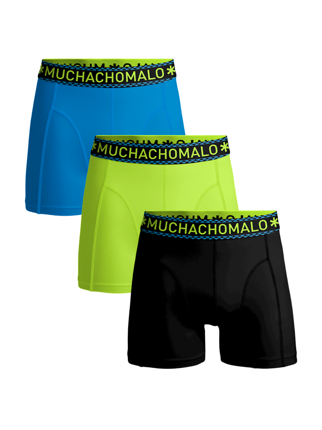 Muchachomalo 3-Pack Boxershort Solids