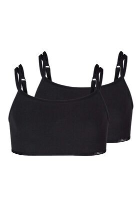 Skiny 2-Pack Beha Top Cotton Essentials
