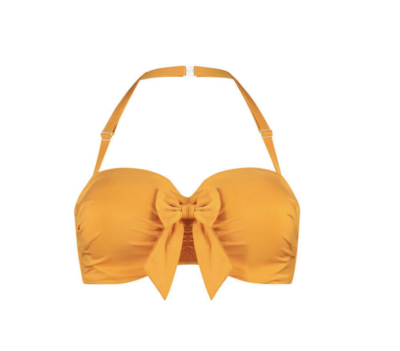 Cyell Bandeau Bikinitop Shiny Bronze
