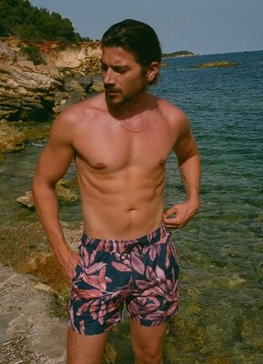 Beachlife Zwemshort Tropical Navy