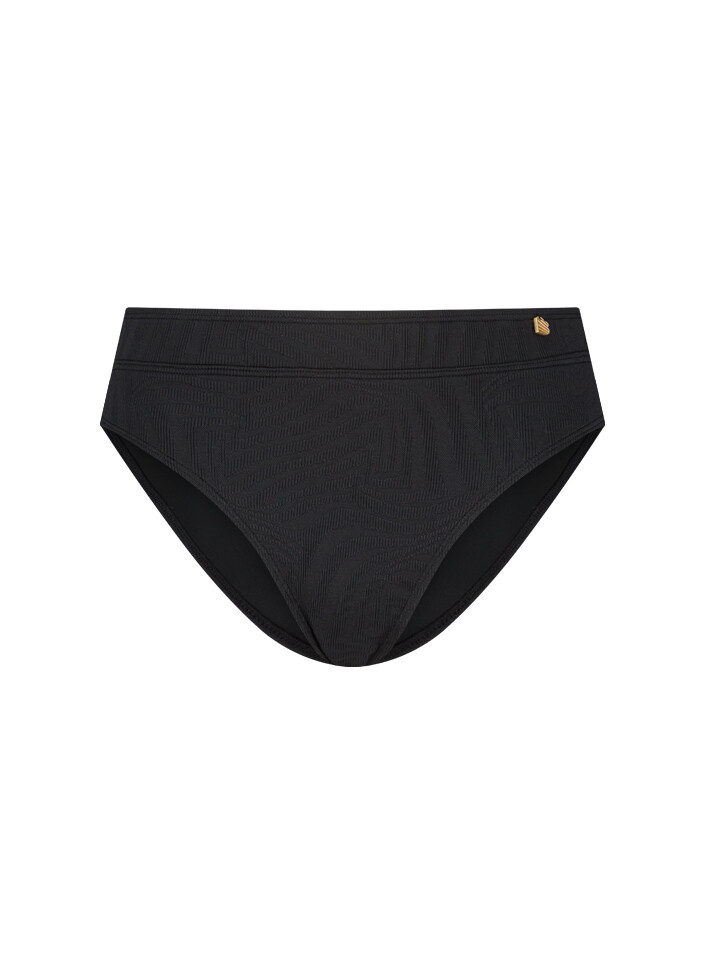 Beachlife Bikinislip Black Swirl