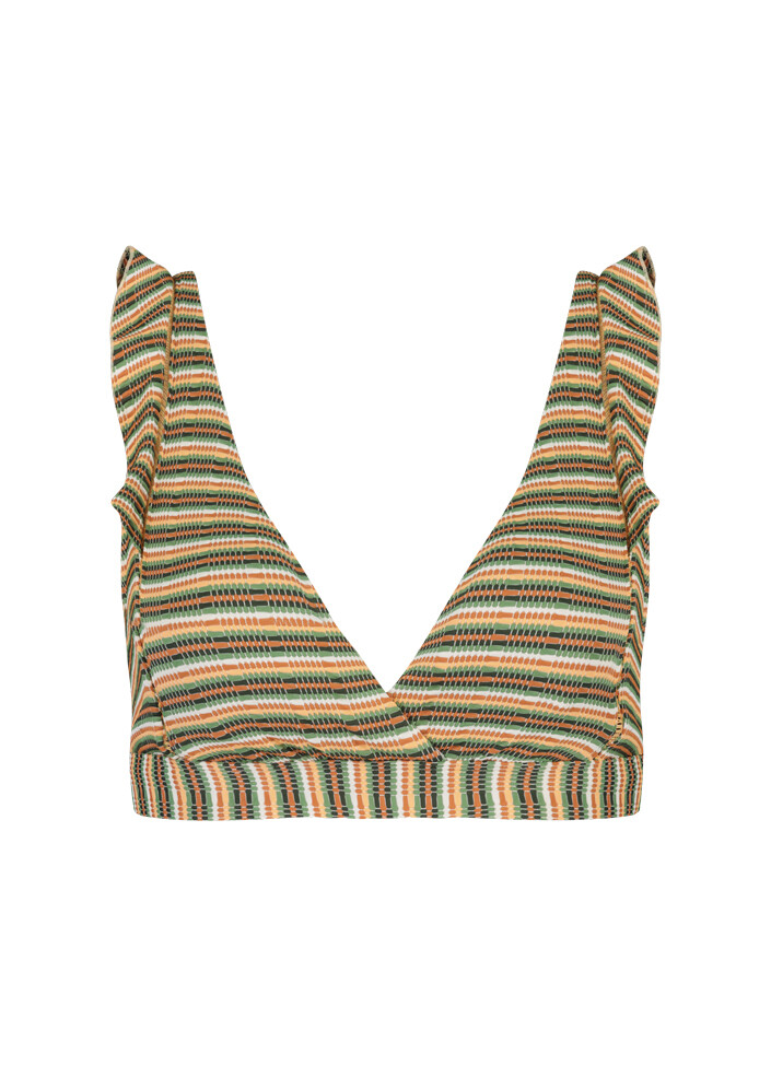Beachlife Ruches Bikinitop Woodstock