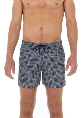 Hom Zwemshort Navy Print