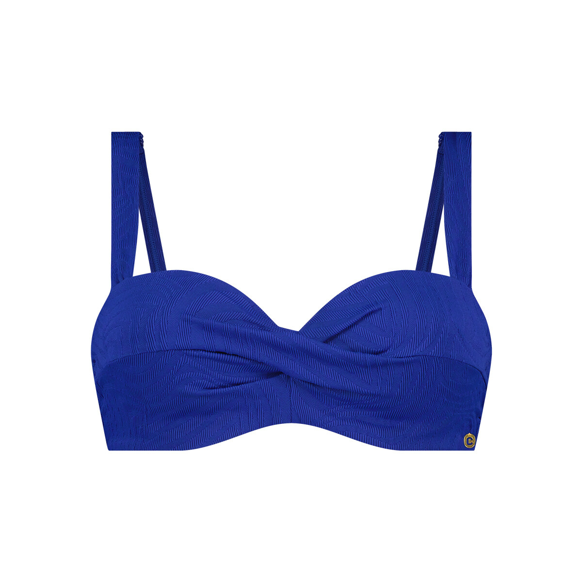 Ten Cate Beach Twist Bikinitop Blue Waves