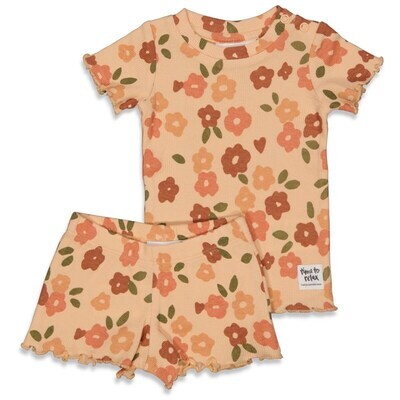 Feetje Shortama Pyjama Belle Bloom
