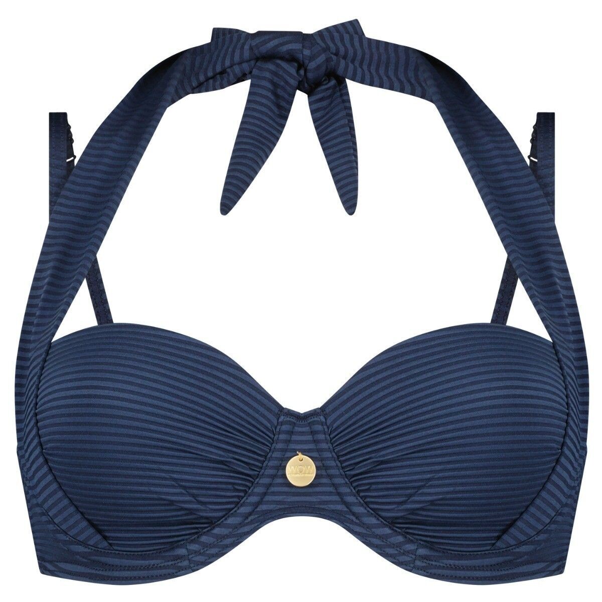 Tc Wow Multiway Bikinitop Navy Jacquard