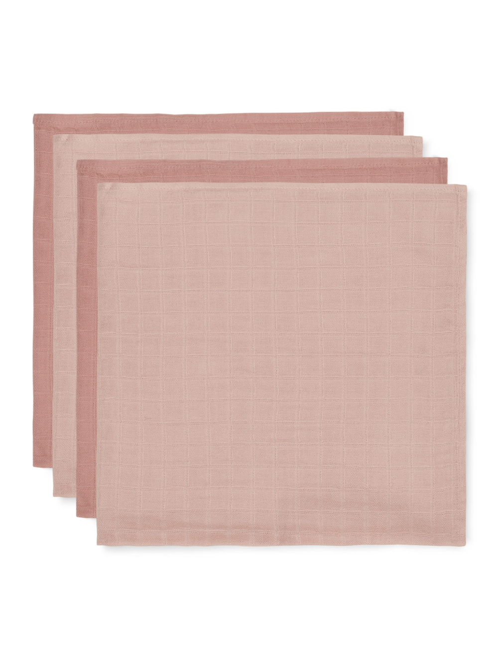 Jollein 4-Pack Bamboe Hydrofieldoek Small Pale Pink