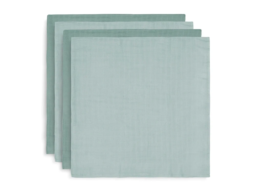 Jollein 4-Pack Bamboe Hydrofieldoek Small Ash Green