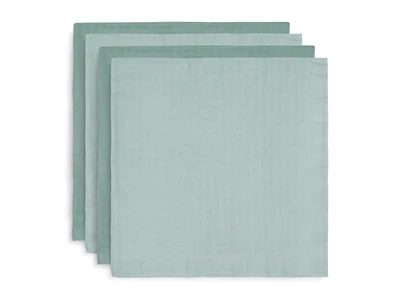 Jollein 4-Pack Bamboe Hydrofieldoek Small Ash Green