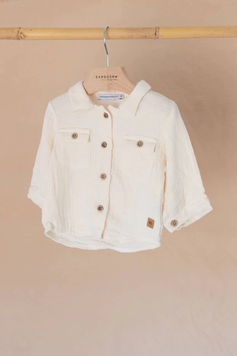 Bamboom Vest/Jas Off White