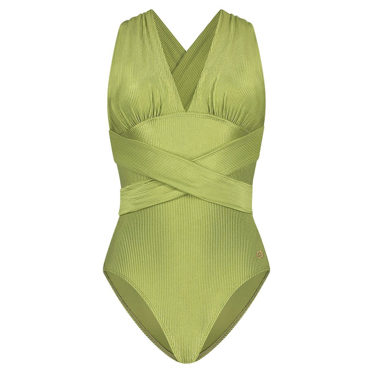 Ten Cate Beach Badpak Shiny Green Rib