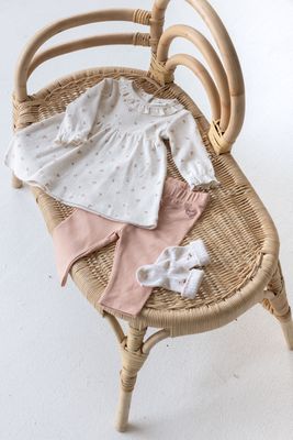 Feetje Jurk Rib Little Rosebud