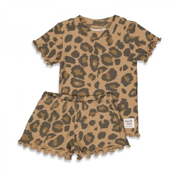 Feetje Shortama Pyjama Leopard Lex