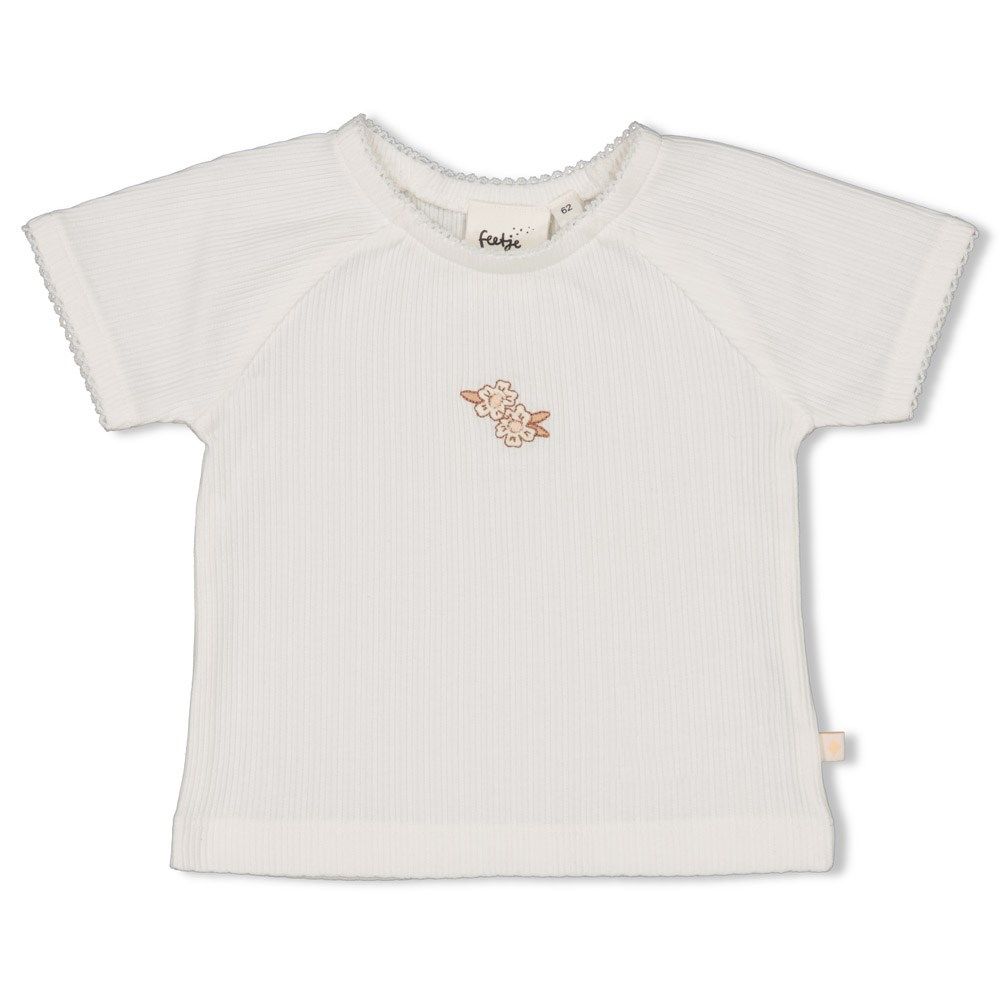 Feetje T-Shirt Pointelle Flower Field