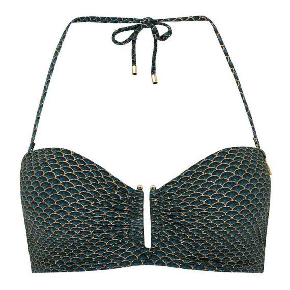 Annadiva Strapless Bikinitop Chinese Fan