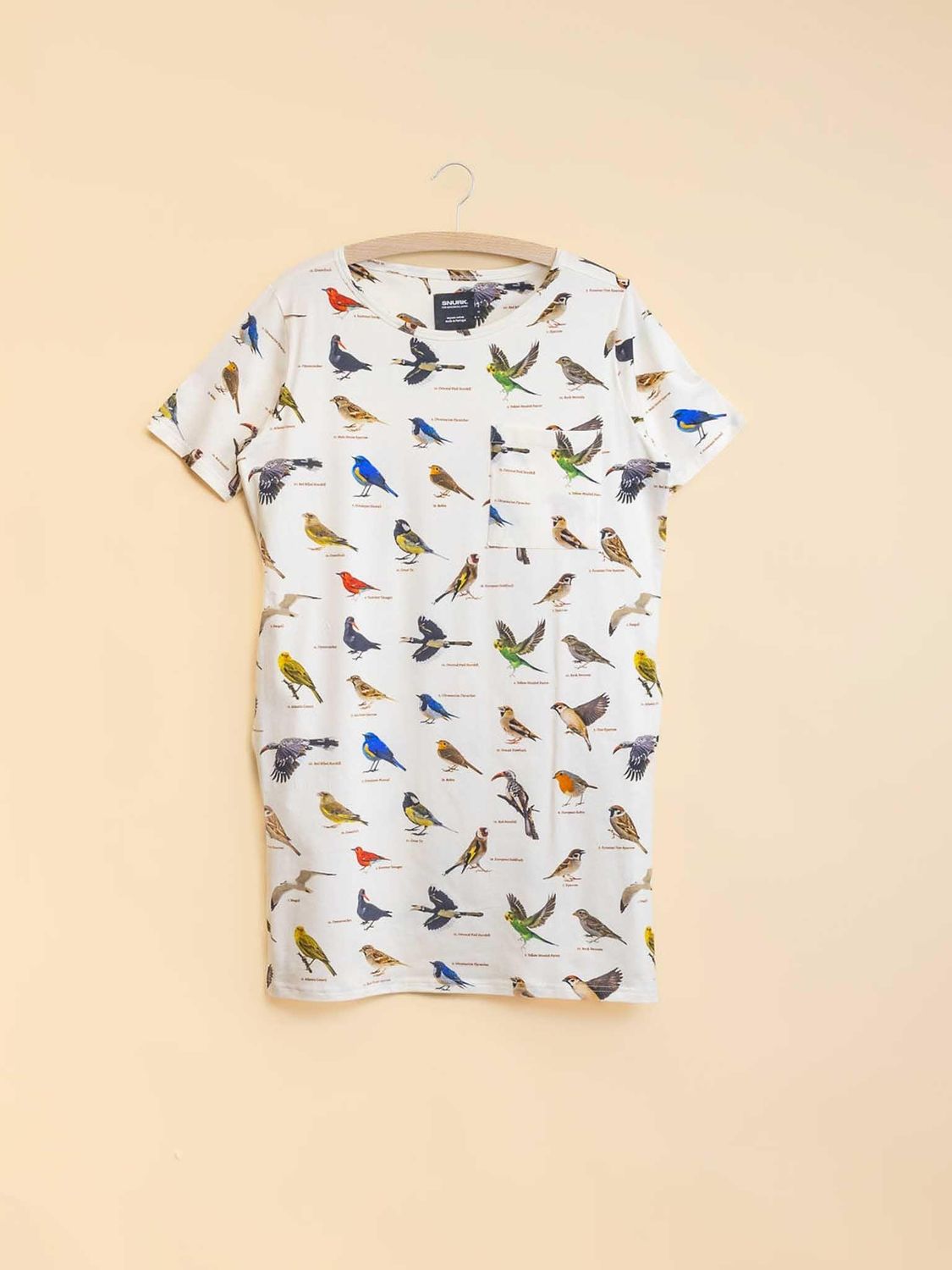Snurk Bird Watching T-Shirt Dress