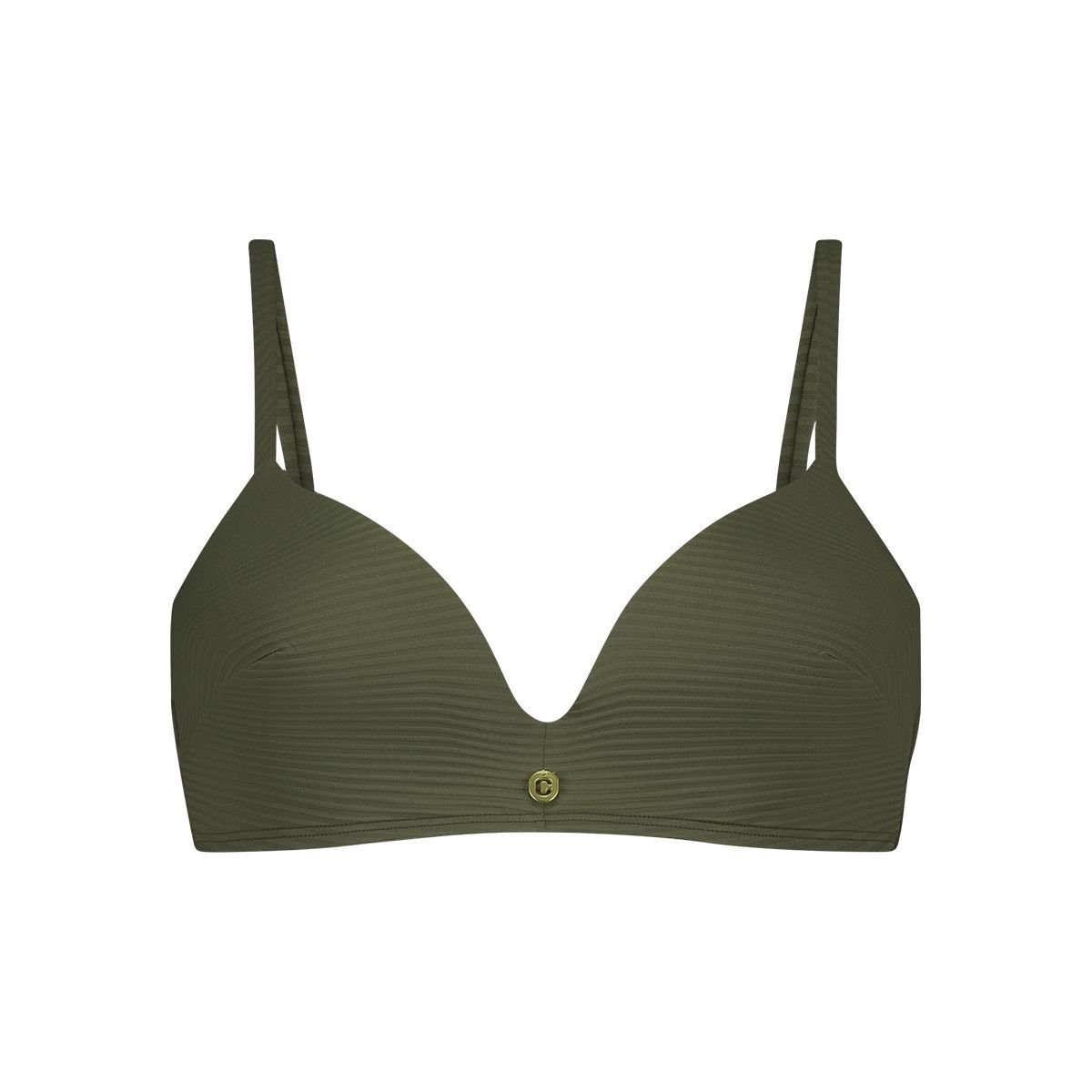Ten Cate Beach Plunge Bikinitop Deep Olive