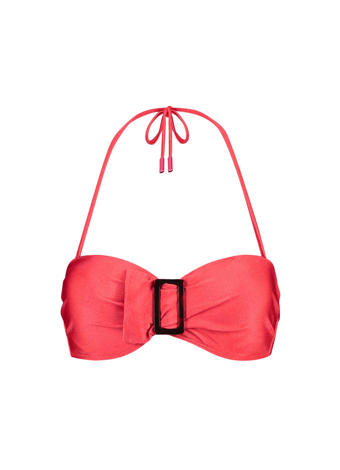 Beachlife Bandeau Bikinitop Red Shine