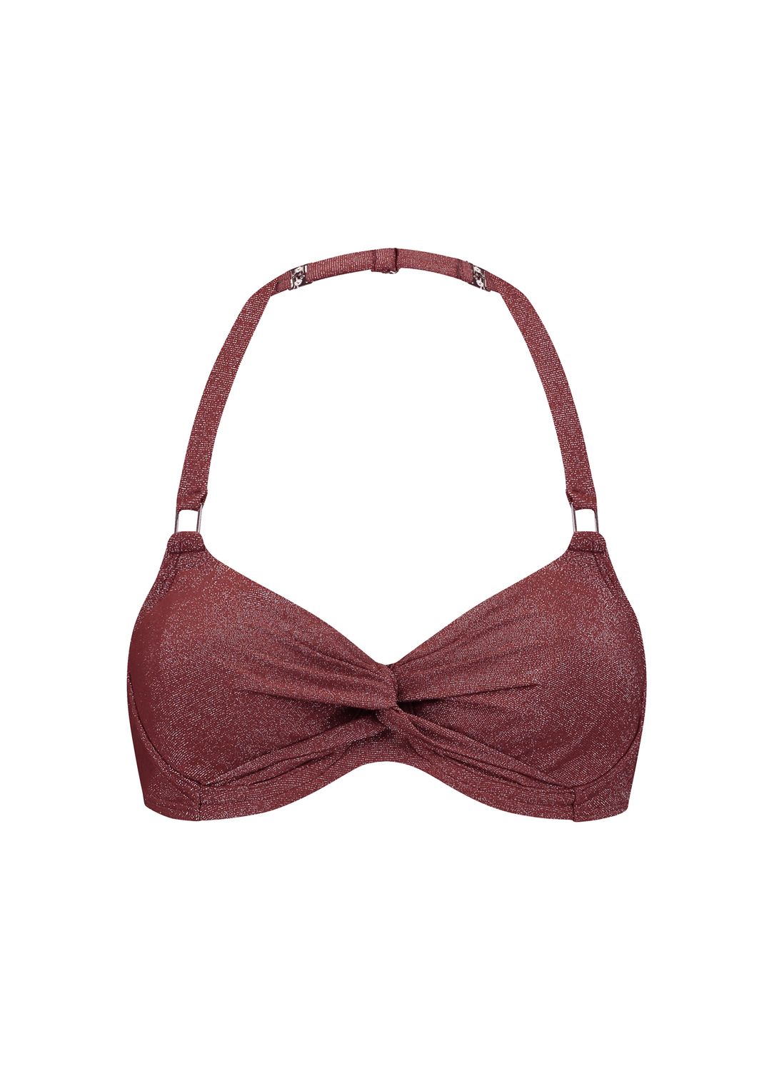 Beachlife Shaping Bikinitop Raisin Glitter