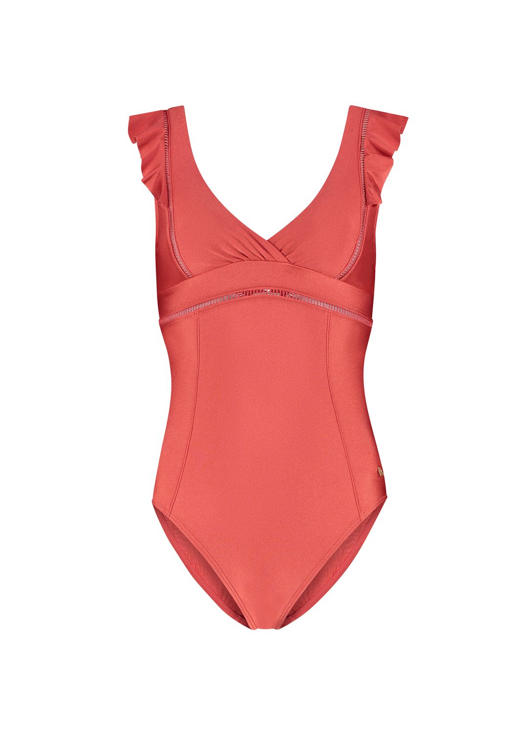 Beachlife Ruches Badpak Red Shine