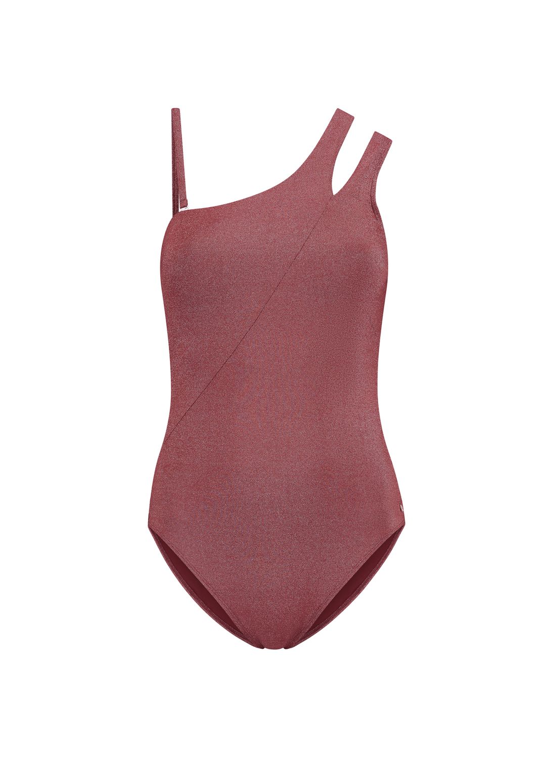 Beachlife One Shoulder Badpak Raisin Glitter