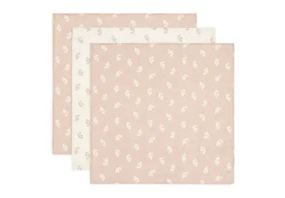 Jollein 3-Pack Hydrofieldoek Small Twig Wild Rose 70x70