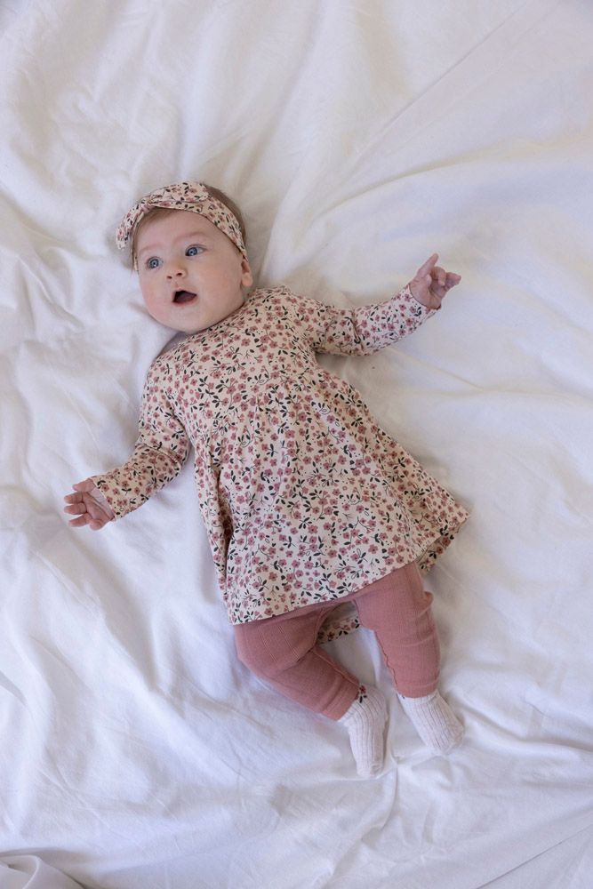 Feetje Legging Pointelle Rib Woodland Bloom