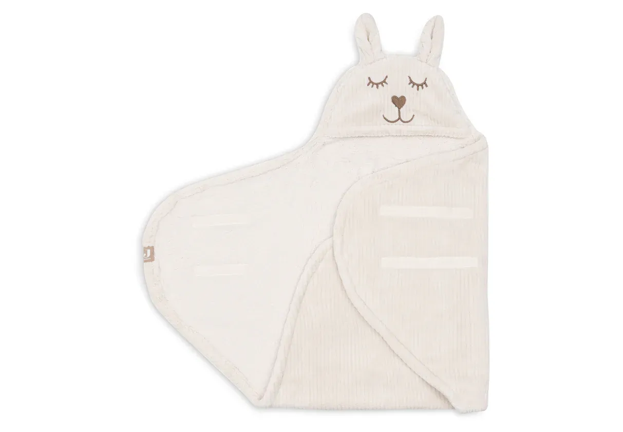 Jollein Wikkeldeken Bunny Cloudy Rib Oatmeal