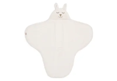 Jollein Wikkeldeken Bunny Cloudy Rib Oatmeal