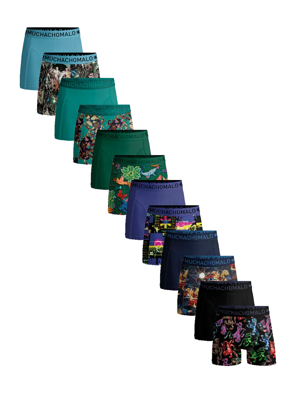 Muchachomalo 12-Pack Boxershorts Golden Special