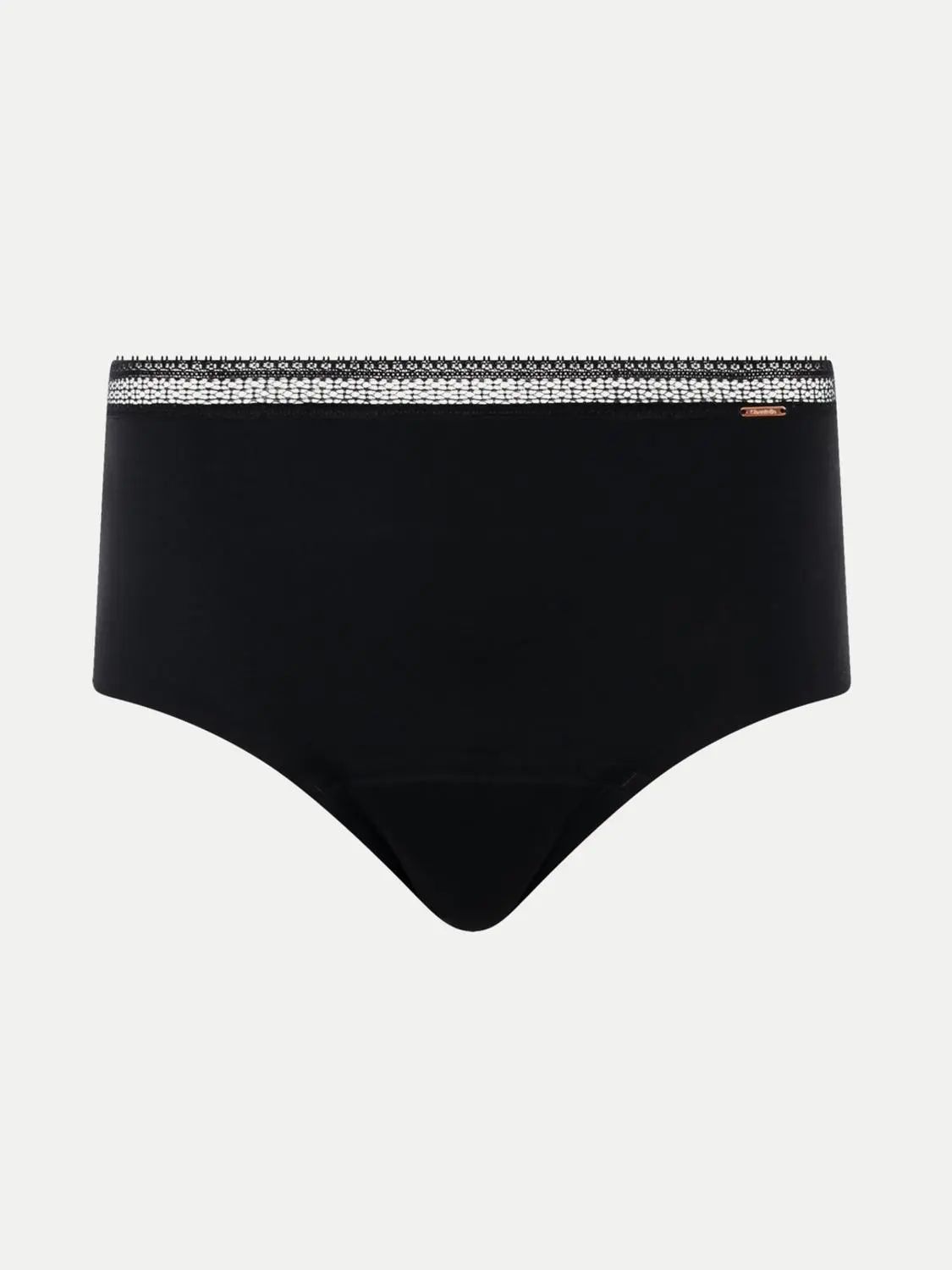 Chantelle Period Panty Graphic Menstruatieslip Hoge Taille Black
